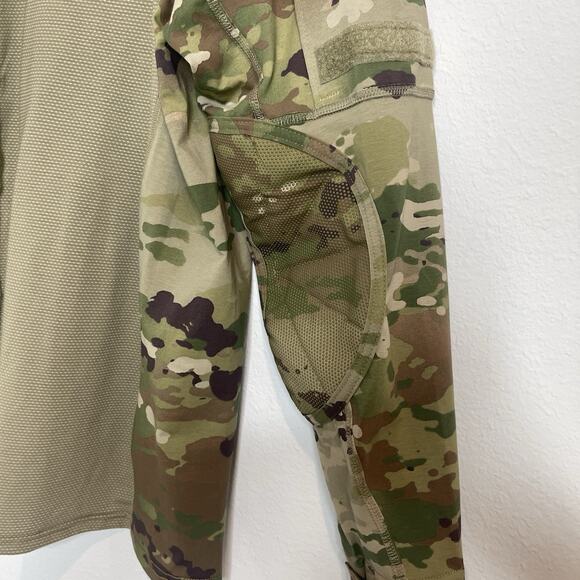 Army Combat Shirt OCP Large MULTICAM Flame Resistant FR Tactical 1/4 Zip USGI - Picture 11 of 16